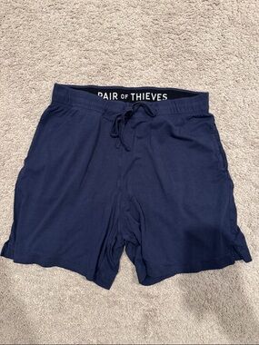 Pair of Thieves Men's Navy Blue Athletic Shorts